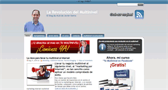 Desktop Screenshot of larevoluciondelmultinivel.com